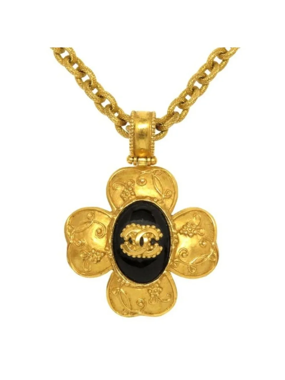 Chanel Vintage Coco Mark Neck